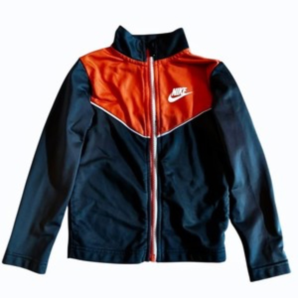 Nike Boys Gray Orange Jacket Size‎ 4 Toddler